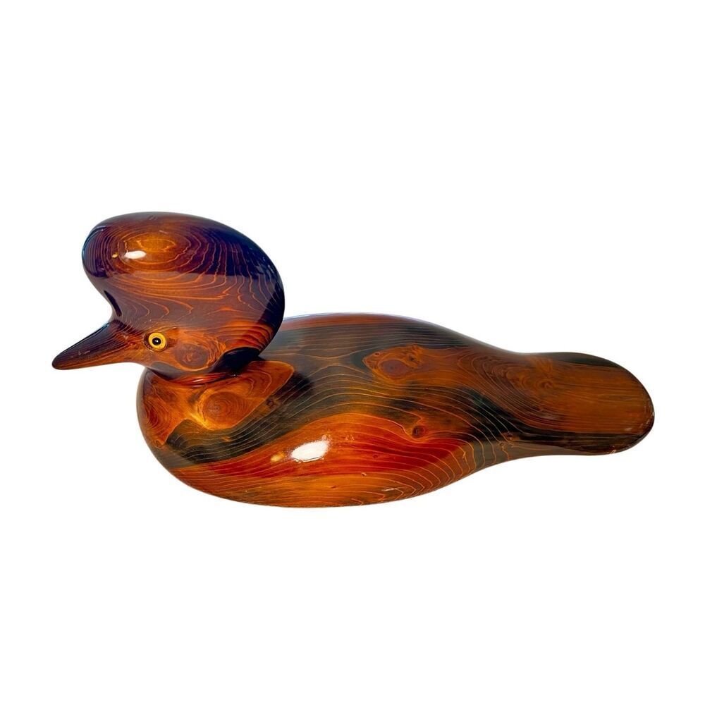 *VERY RARE* Ducks Unlimited Valarie Bundy 1989 Special Edition 1990 Wooden Decoy - Picture 4 of 13